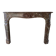 Large Louis XV Style Red Marble Fireplace - 19th Century - Width 1