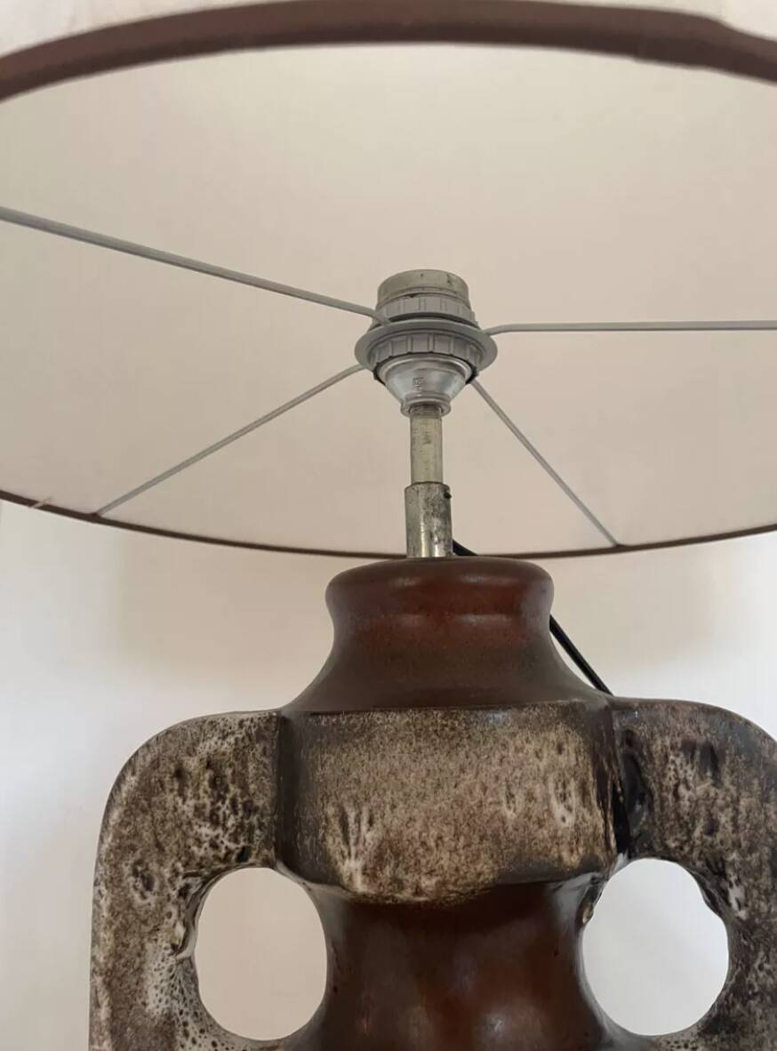 Mid-Century Modern Fat Lava Table Lamp, 1970s