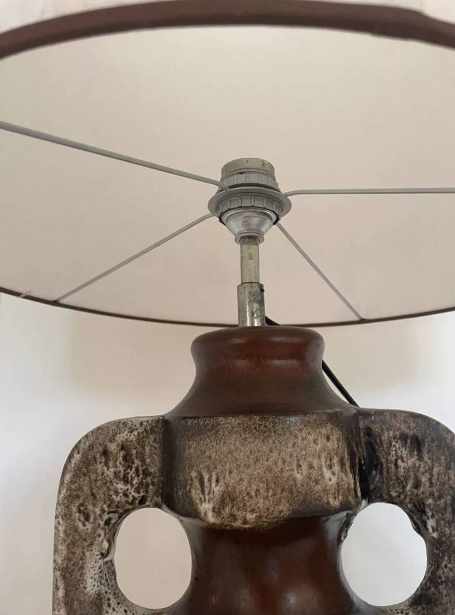 Mid-Century Modern Fat Lava Table Lamp, 1970s