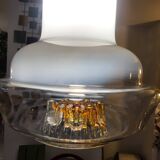 Murano glass mushroom pendant light by Mazzega Italy 1960.70
