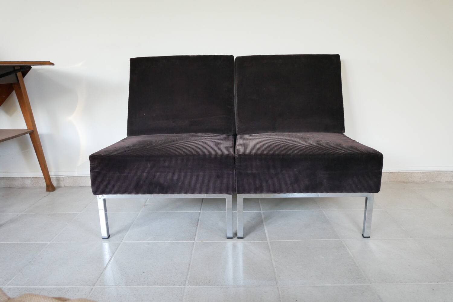 Set of modernist modular armchairs