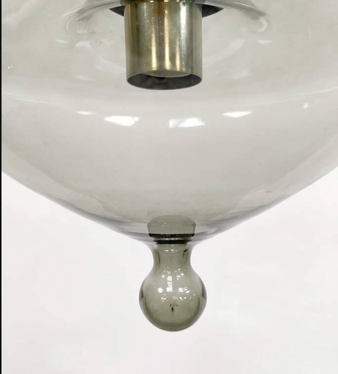 Vintage B-1052 High Chaparral pendant light for Raak Amsterdam, 1970s