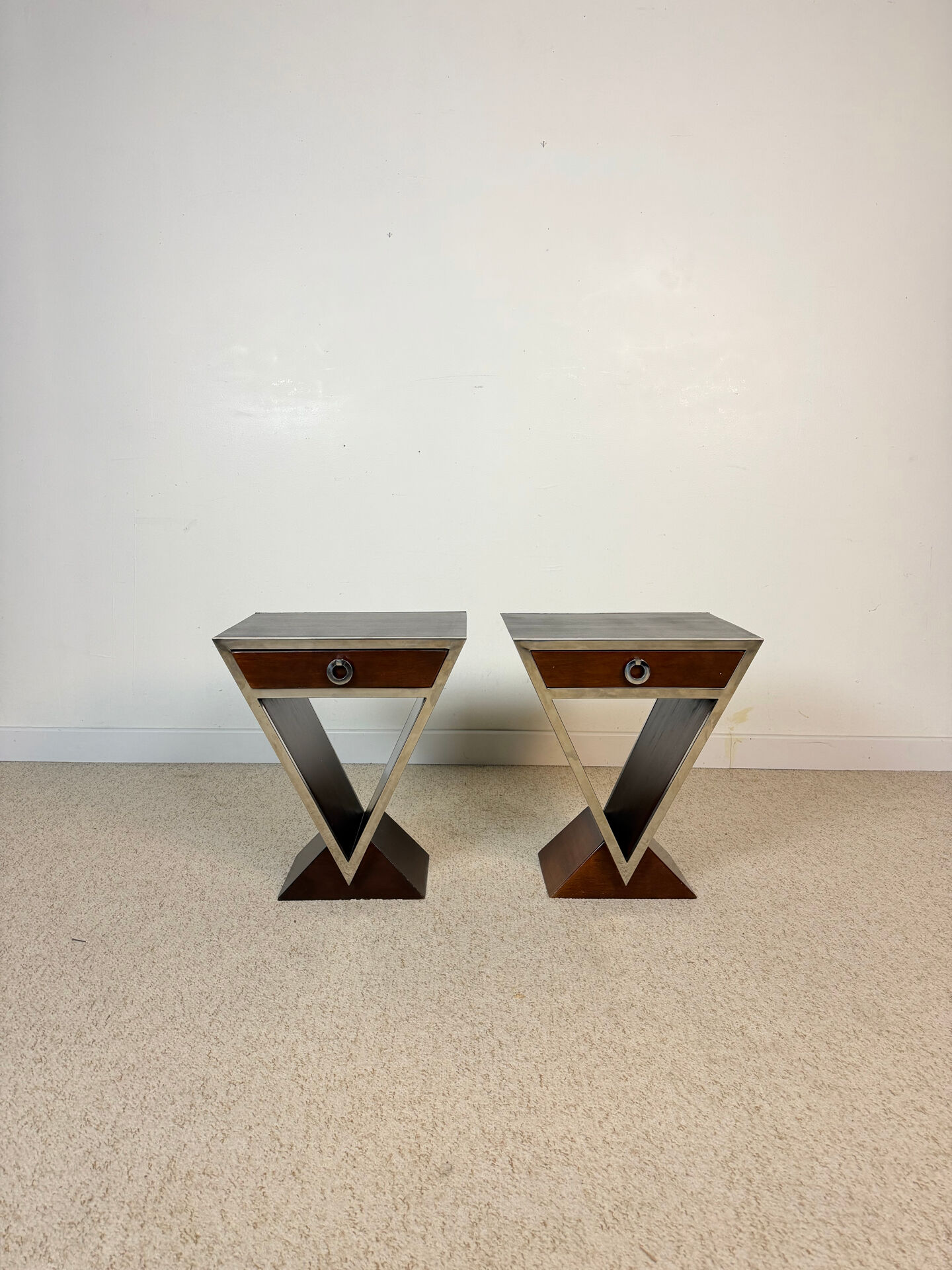 Art Deco Bedside Tables "Louvre" – Maison Saulaie