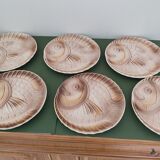 Bouillabaisse earthenware service from sarguemines vintage