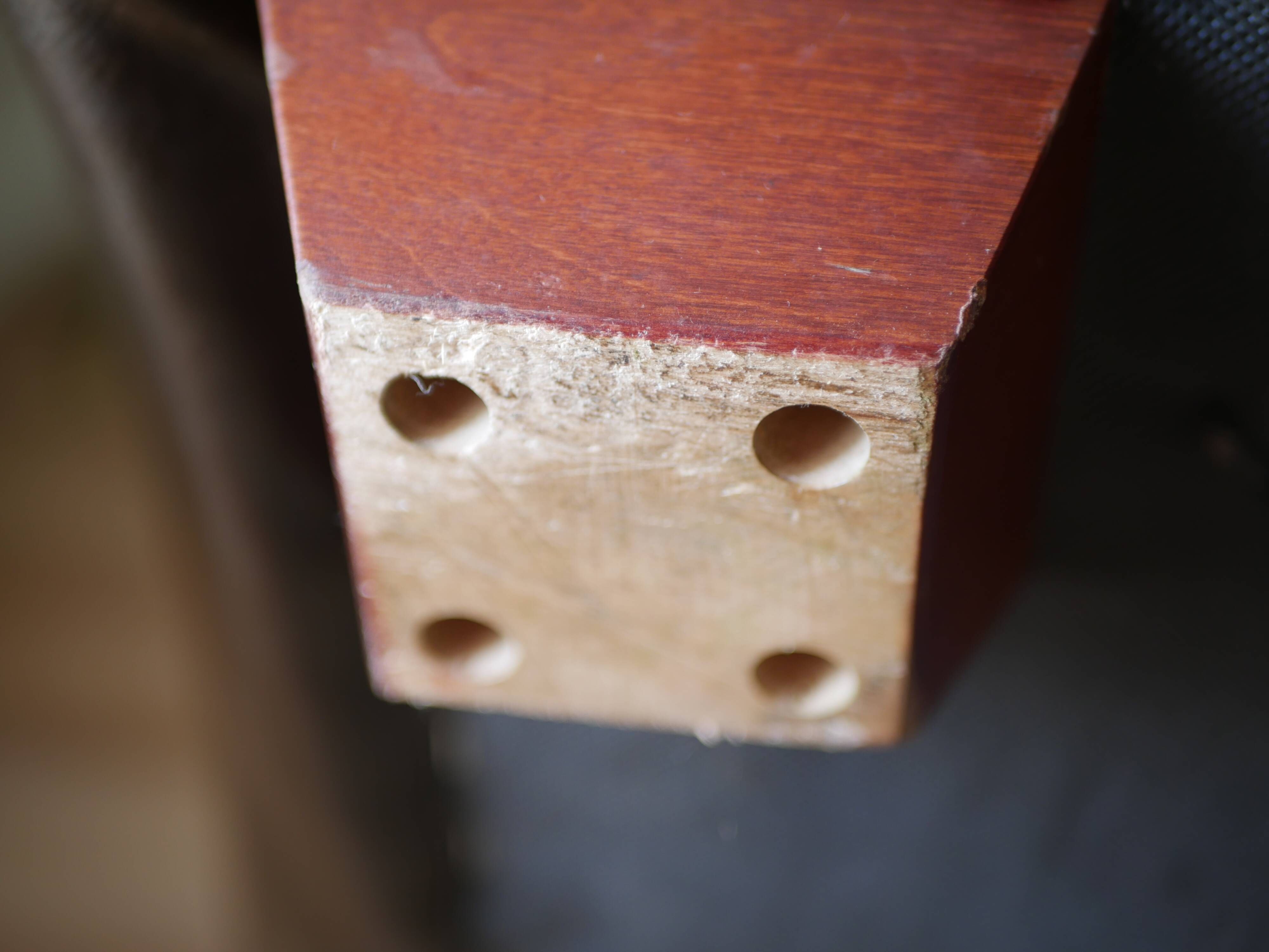 Black leather club chair