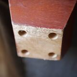 Black leather club chair