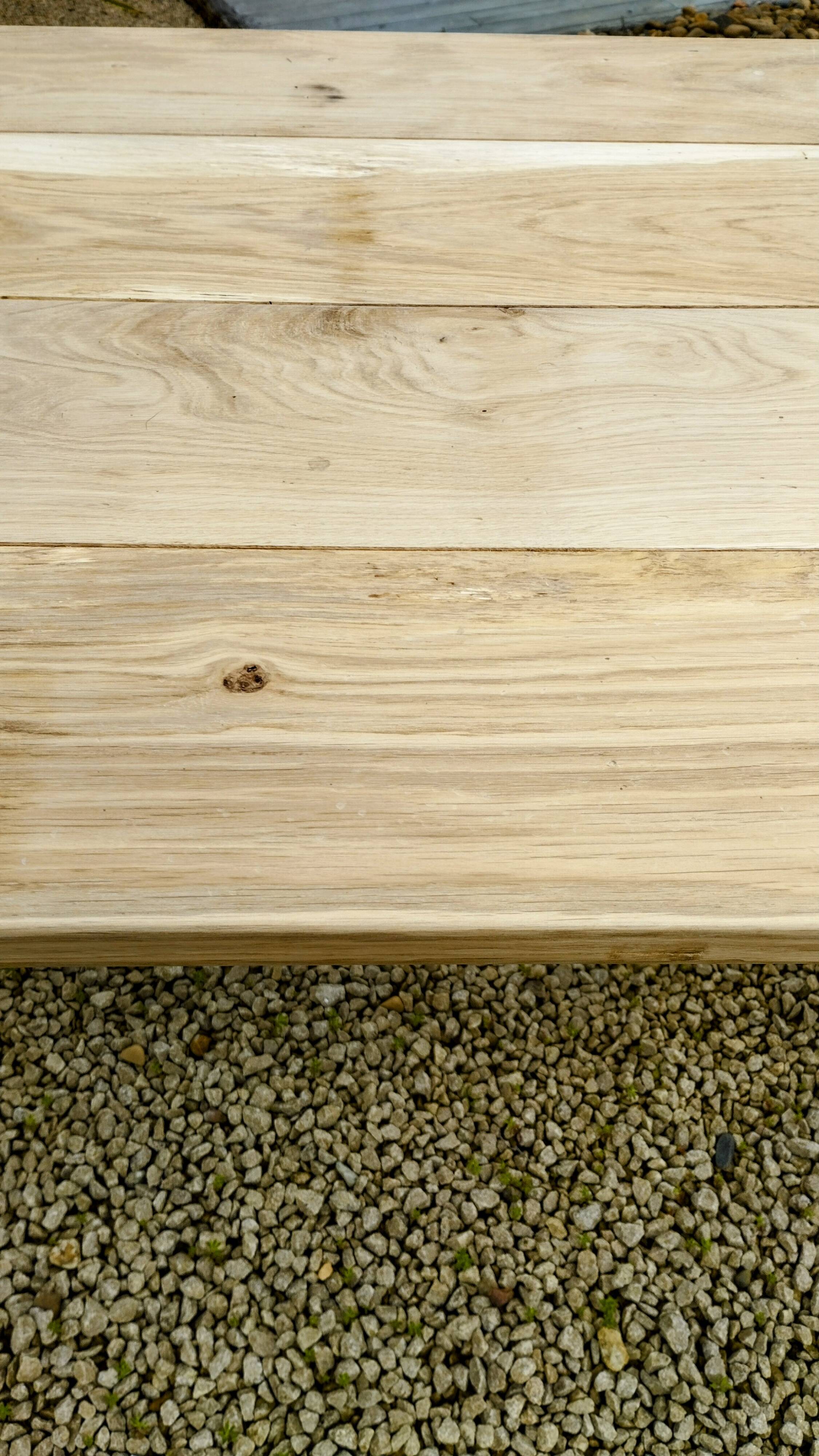 Solid oak farmhouse table 220 X 80 cm