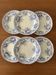 Set of 6 dessert plates Creil & Montereau Bouquets • Antique earthenware