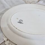 Part of a vintage Bandonviller faience table service, Joubert model, 14 pieces, early 20th century