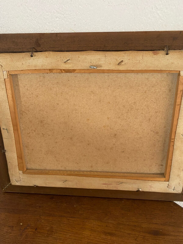 Tableau nature morte Robert Cox, années 70