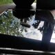 Miroir de barbier vintage, avec chainette, Combastel, made in France