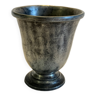 Old French pewter cup