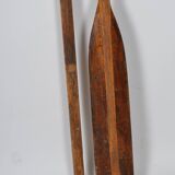 Paire de rames en bois