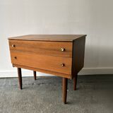 1960s Mid-Century vintage petite chest of drawers