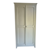 Ancienne Armoire parisienne patinée vert sauge