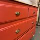 Commode vintage poignées laitons