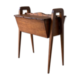 Sewing box vintage solid oak worker