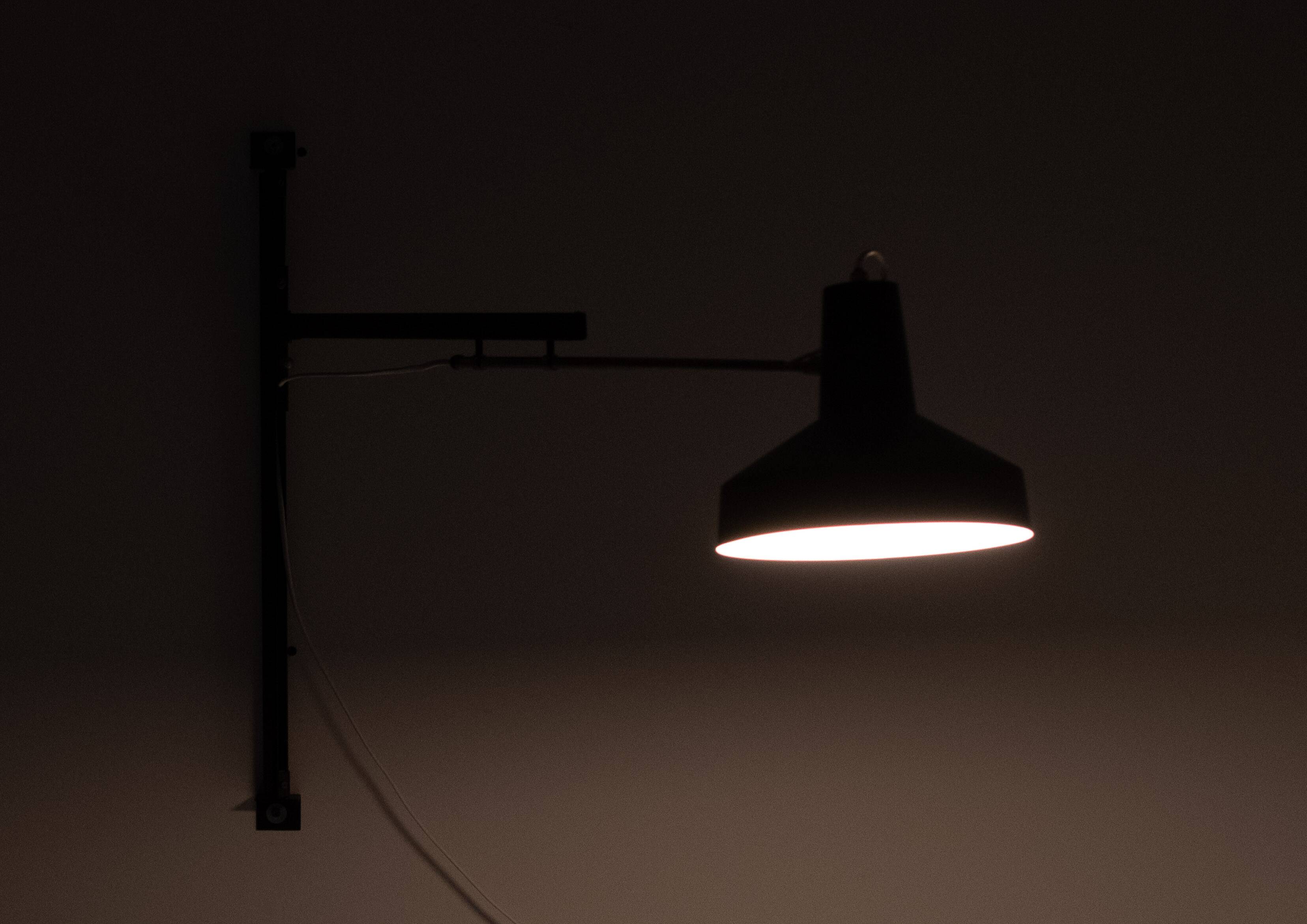 Niek Hiemstra Evolux Telescope wall lamp 1960s Holland