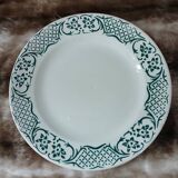 Assiette à dessert Digoin et Sarreguemines 