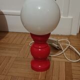 Lampe bilboquet globe 1970