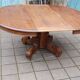 Napoleon III table in walnut from the late 19th century, 14 place settings with 3 extensions.