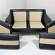 Black leather sofa by Børge Mogensen for Fredericia, Denmark