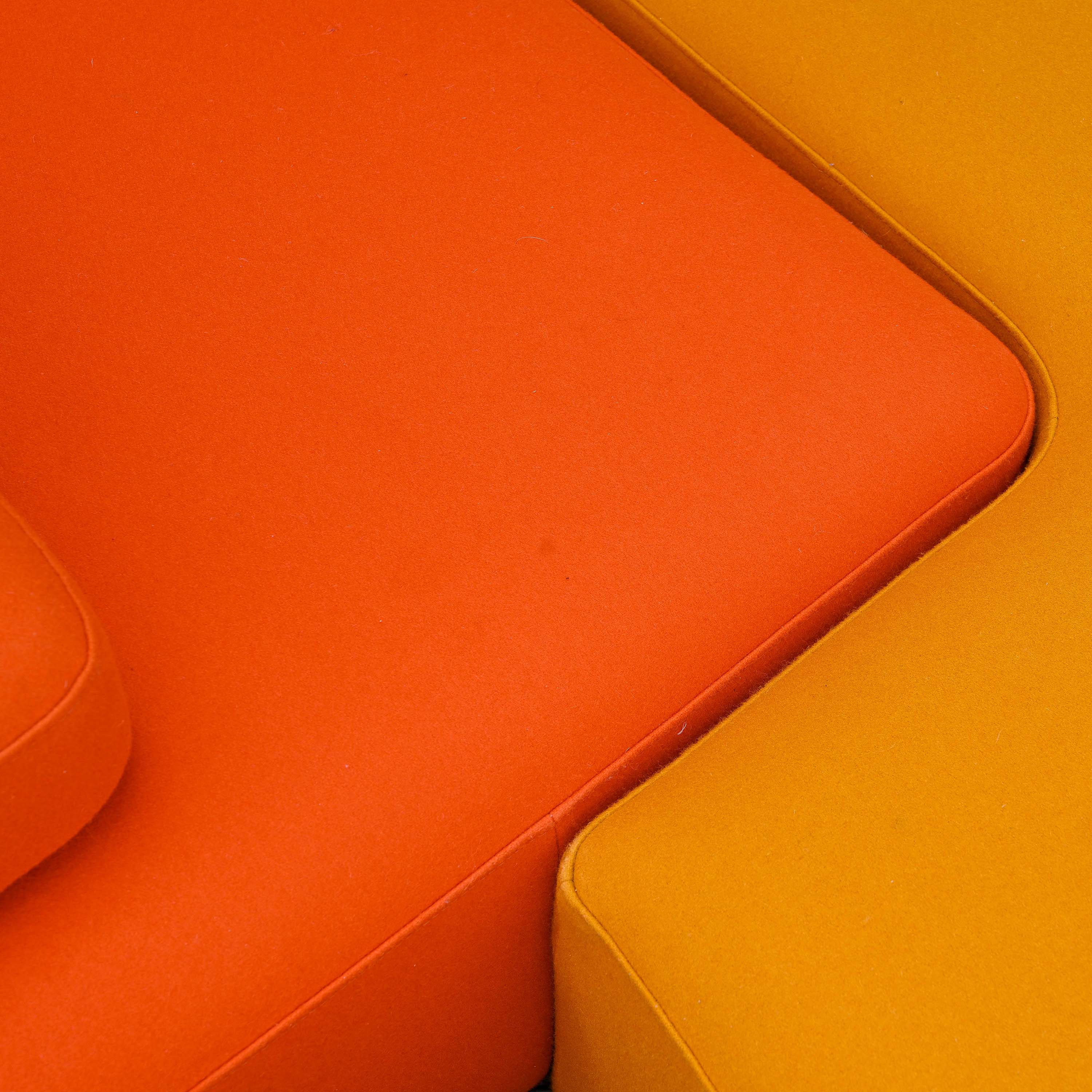 Modular sofa Confluences model " Toi et Moi Chair " designed by Philippe Nigro for Ligne Roset