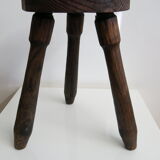 Carved wooden stool