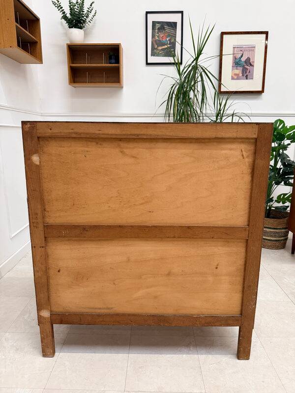 Vintage chest of drawers with tapered legs