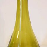 Set of two green bottles