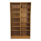 Large vintage teak bookshelf by Hundevad & Co., 1960s