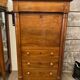 Louis xvi style secretary in walnut late 19th c. with drawers