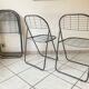 2 folding chairs Äland IKEA design Niels Gammelgaard vintage 90s