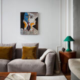 Acrylic painting reproduction Picasso "The lovers"