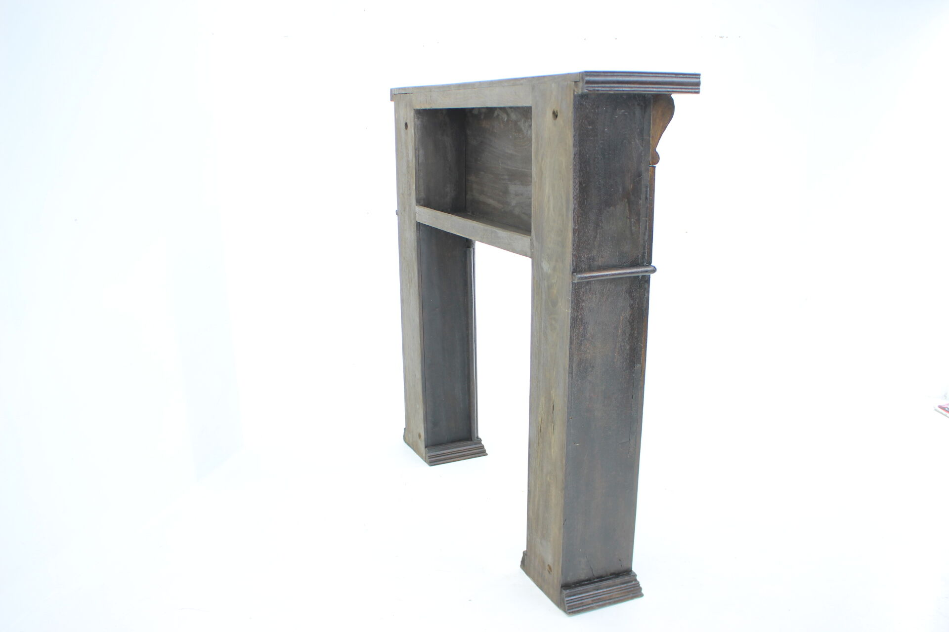 Antique Oak Fireplace Mantel
