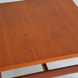Vintage 1960s Scandinavian square teak coffee table