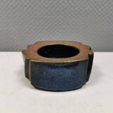 Ceramic bowl in bluish glaze. By Marianne Starck (MS) Denamrk 1960s