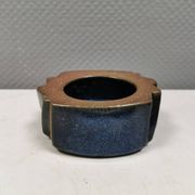 Ceramic bowl in bluish glaze. By Marianne Starck (MS) Denamrk 1960s