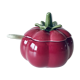 Pot en céramique barbotine tomate