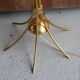 Italian lamppost 10 lights golden crystal balls 1960