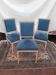 3 Chaise style Louis XVI ancienne patiné