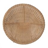 Woven rattan armchair, 1950s