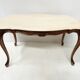 Louis XV style coffee table in patinated beech, 20th century.
