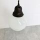 Opaline pendant light 1930s