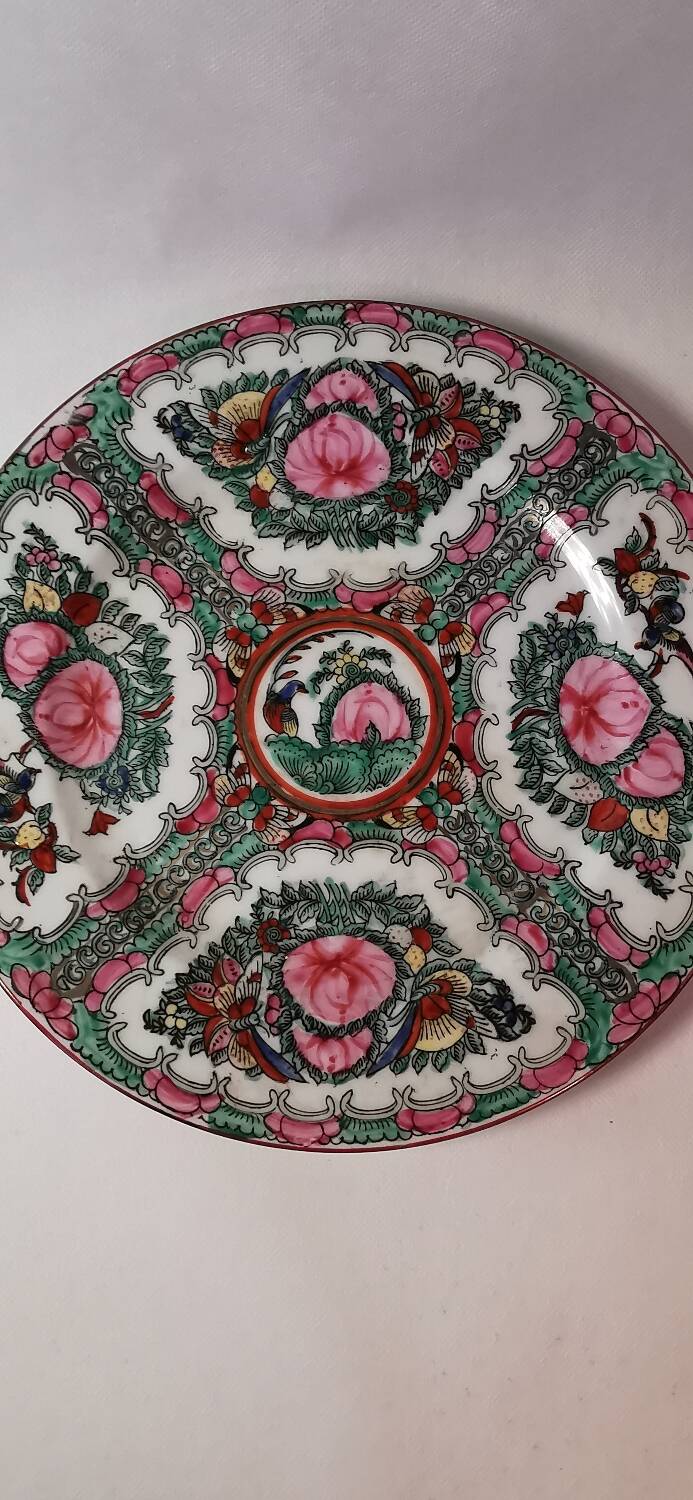 Old porcelain plate from china macau