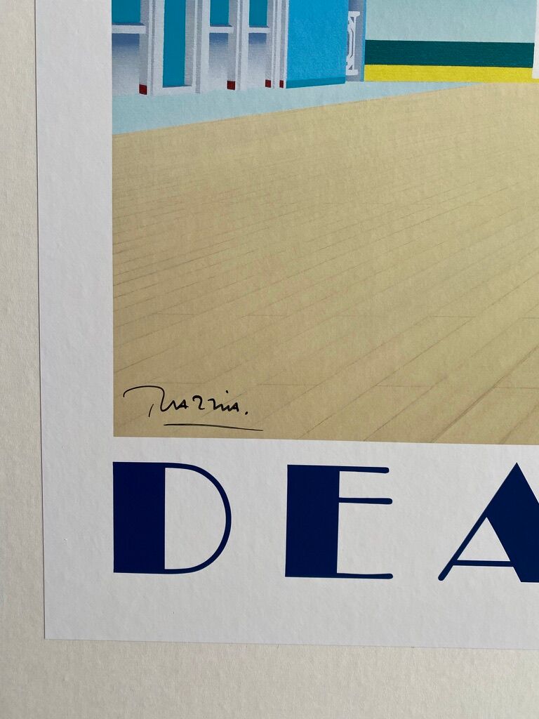 Original poster Deauville - Razzia - Signed by the artist - coated on fabric