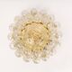 Spectacular Sputnik Flush Mount Glass Snow Balls by Doria, Germany, 1970s
