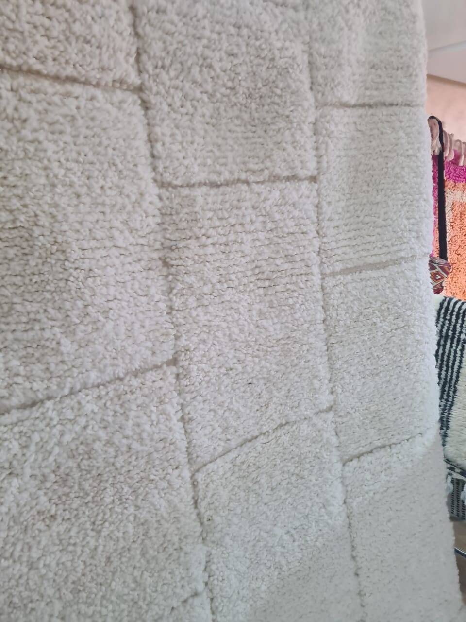 Handmade wool Berber rug 300X200 cm