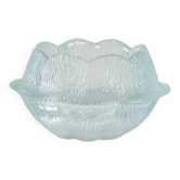 Bol en verre, design danois, années 1980, fabricant : Holmegaard, designer : Sidse