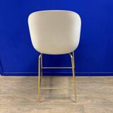 Tabouret Beetle Blanc d'Albâtre/ Laiton Semi Mat - Gubi